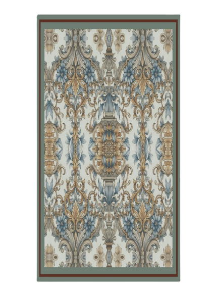 SCARF-TEAL (35X70)